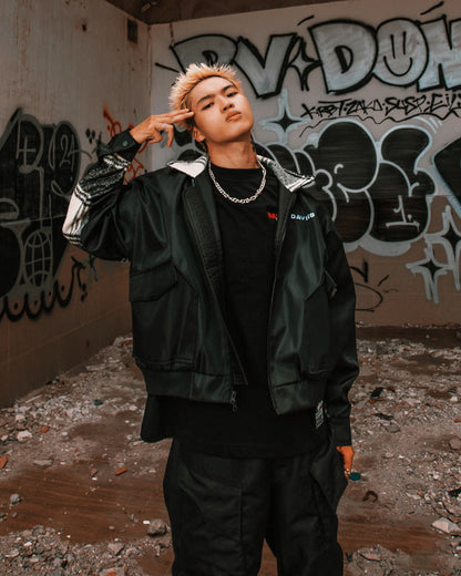 lannel Type Logo Jacket