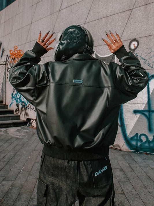 Double Box Bomber Jacket