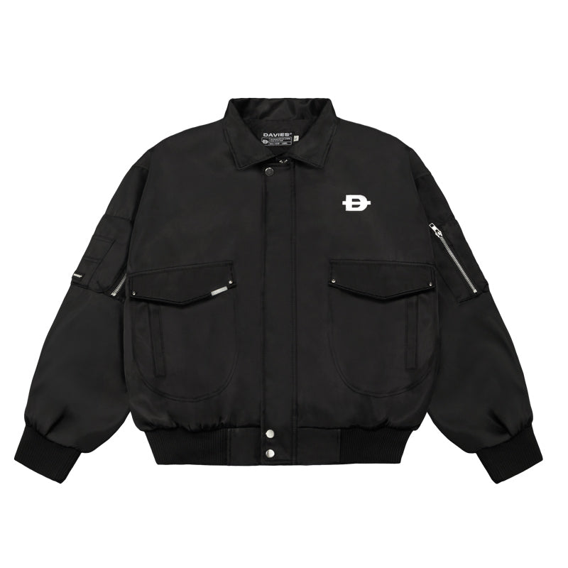 Double Box Bomber Jacket