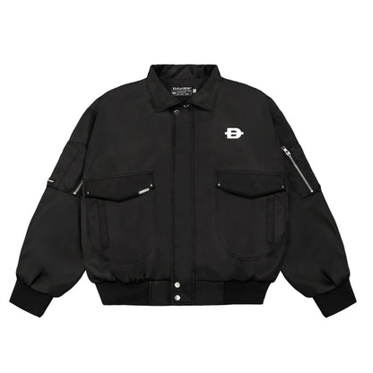 Double Box Bomber Jacket