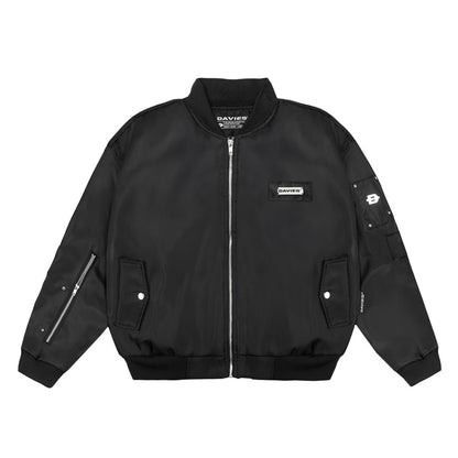 Metallic Bomber Jacket