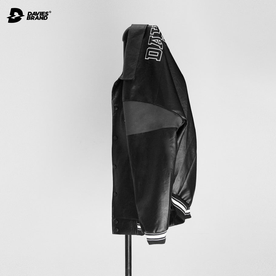 BMG Leather Varsity Jacket