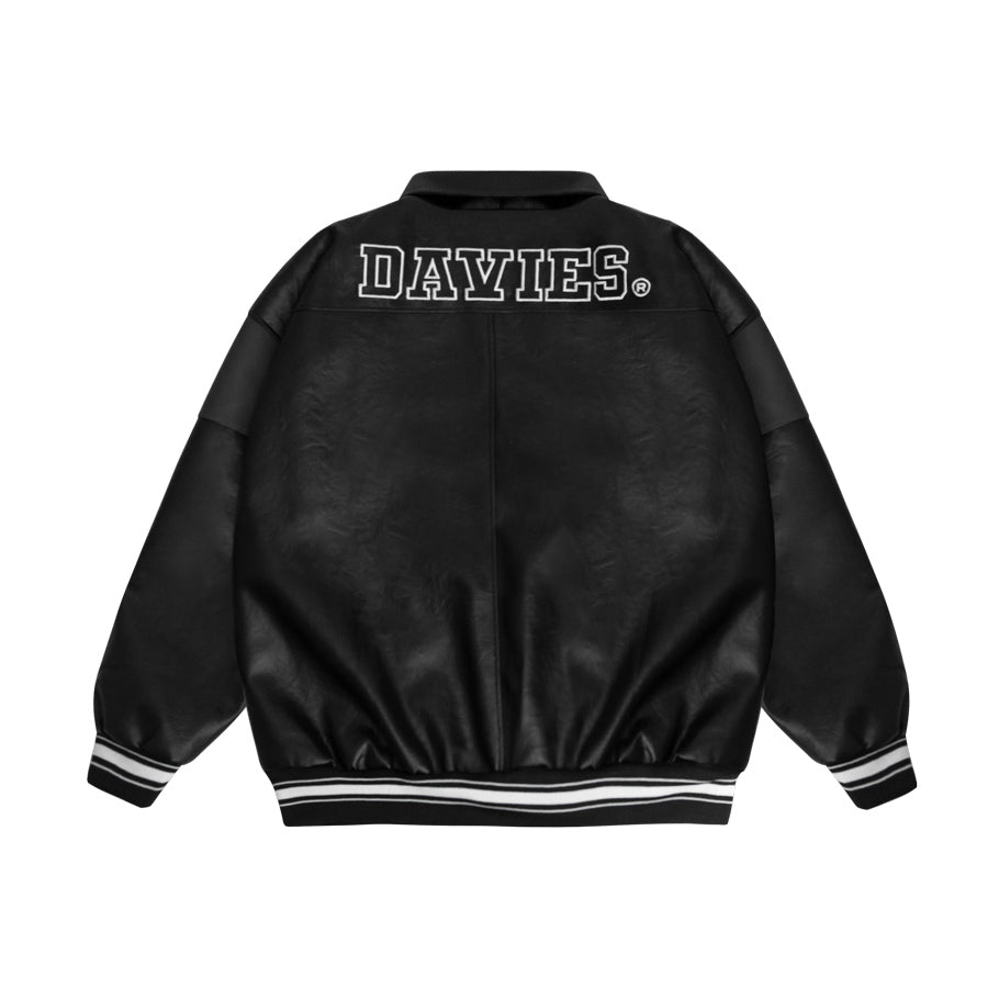 BMG Leather Varsity Jacket