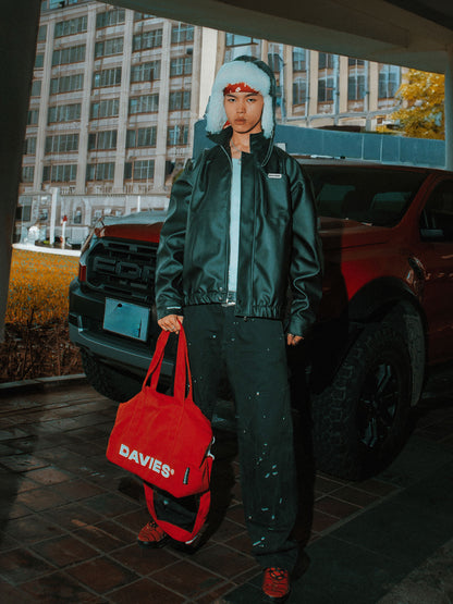 Oversized Leather Jacket
