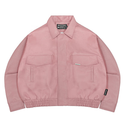 Leather Classy Bomber Jacket