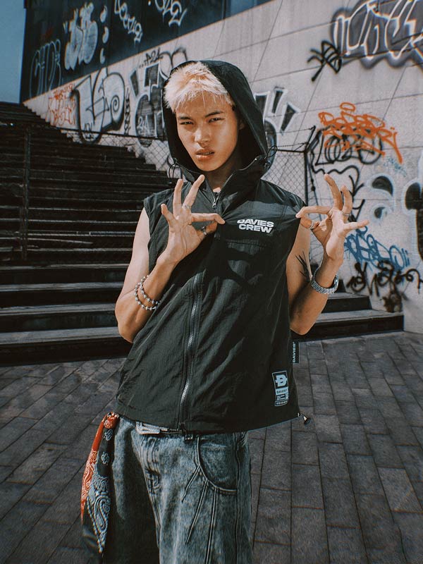 Crew Hooded Vest Jacket
