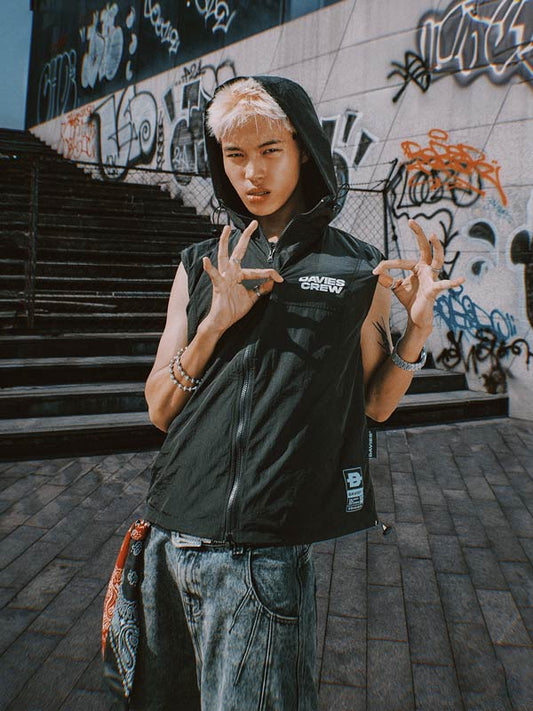 Crew Hooded Vest Jacket