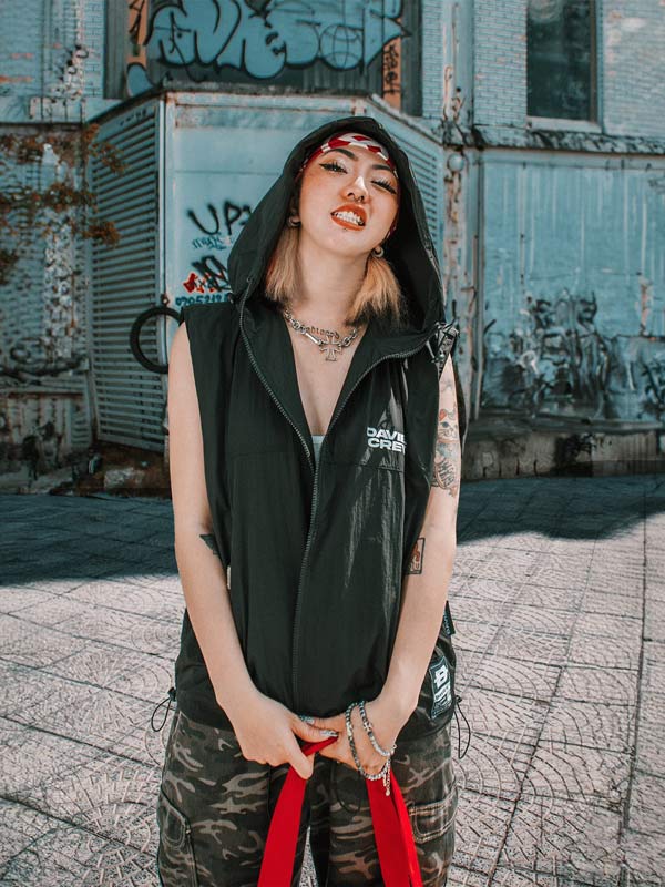 Crew Hooded Vest Jacket