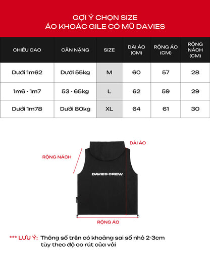 Crew Hooded Vest Jacket