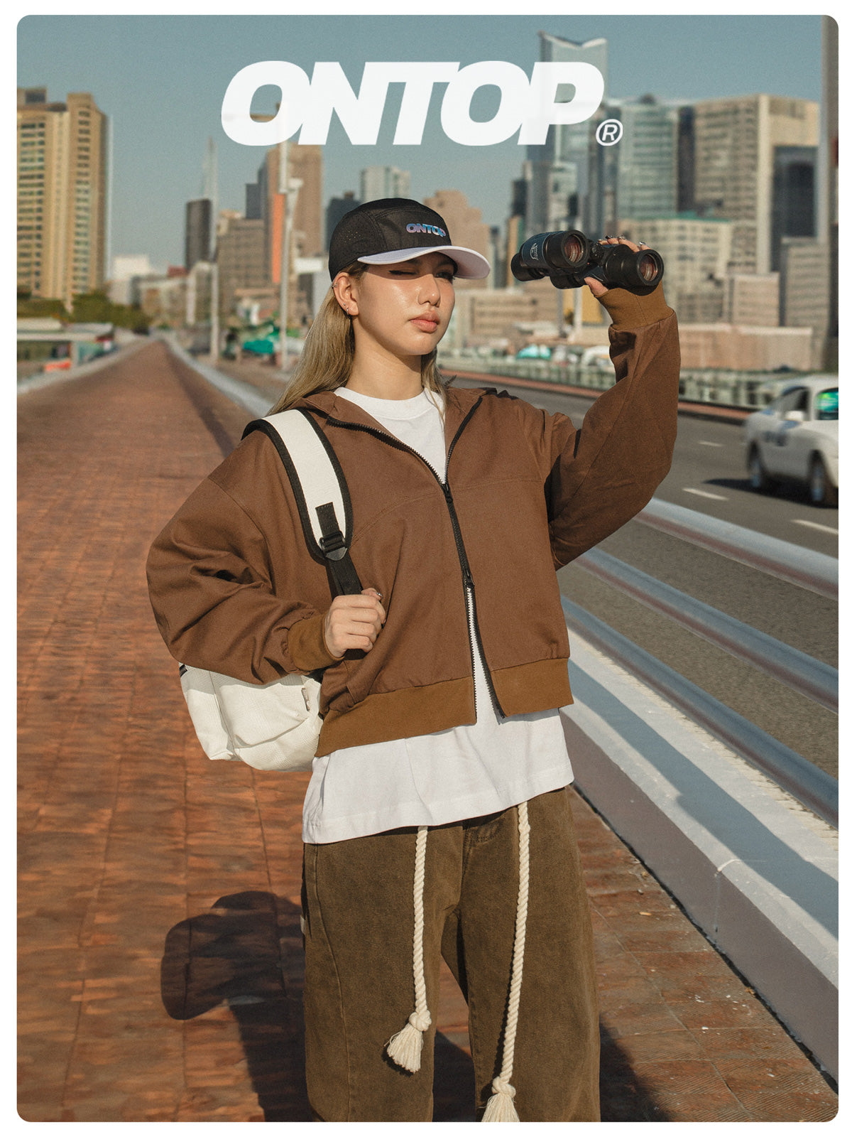 Kaki Hooded Jacket
