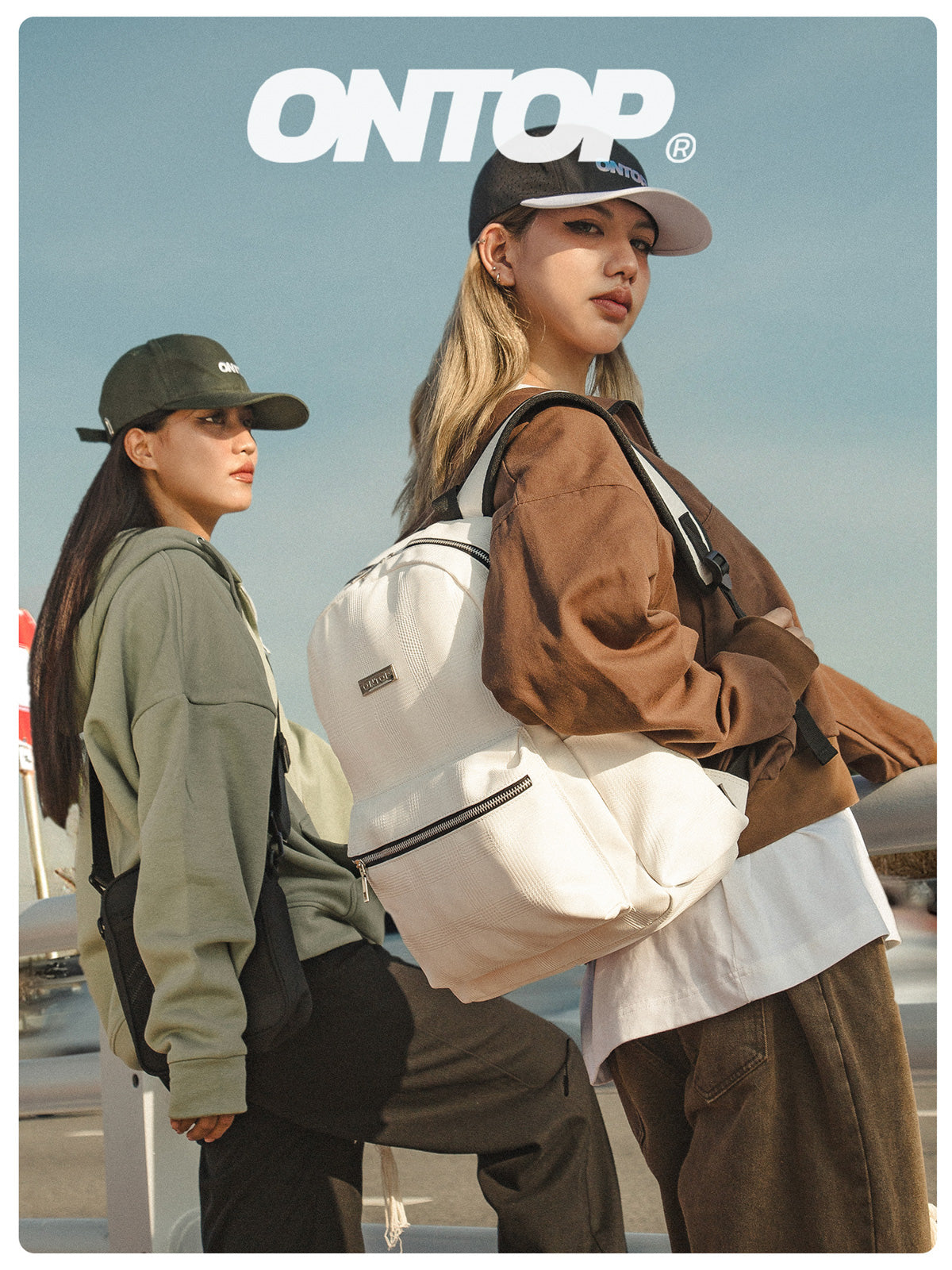 Kaki Hooded Jacket
