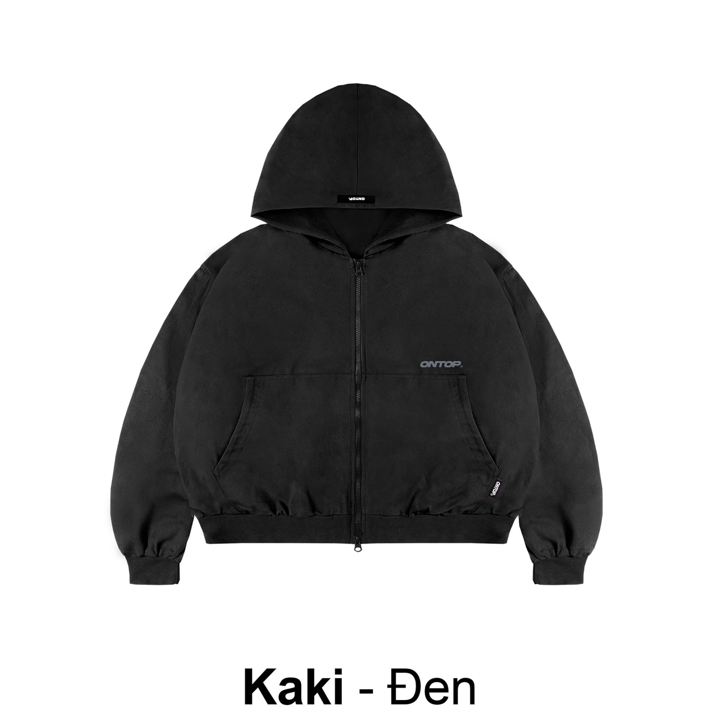 Kaki Hooded Jacket