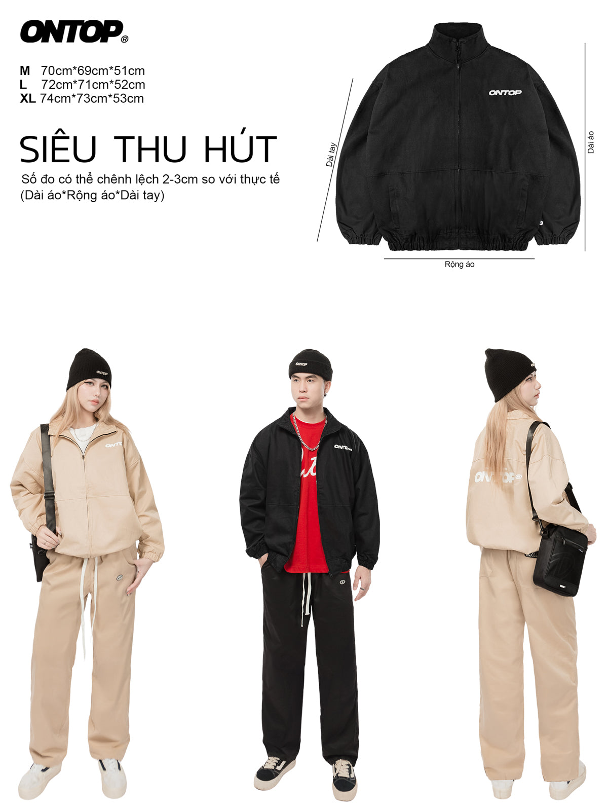 Oversized Jacket Kaki