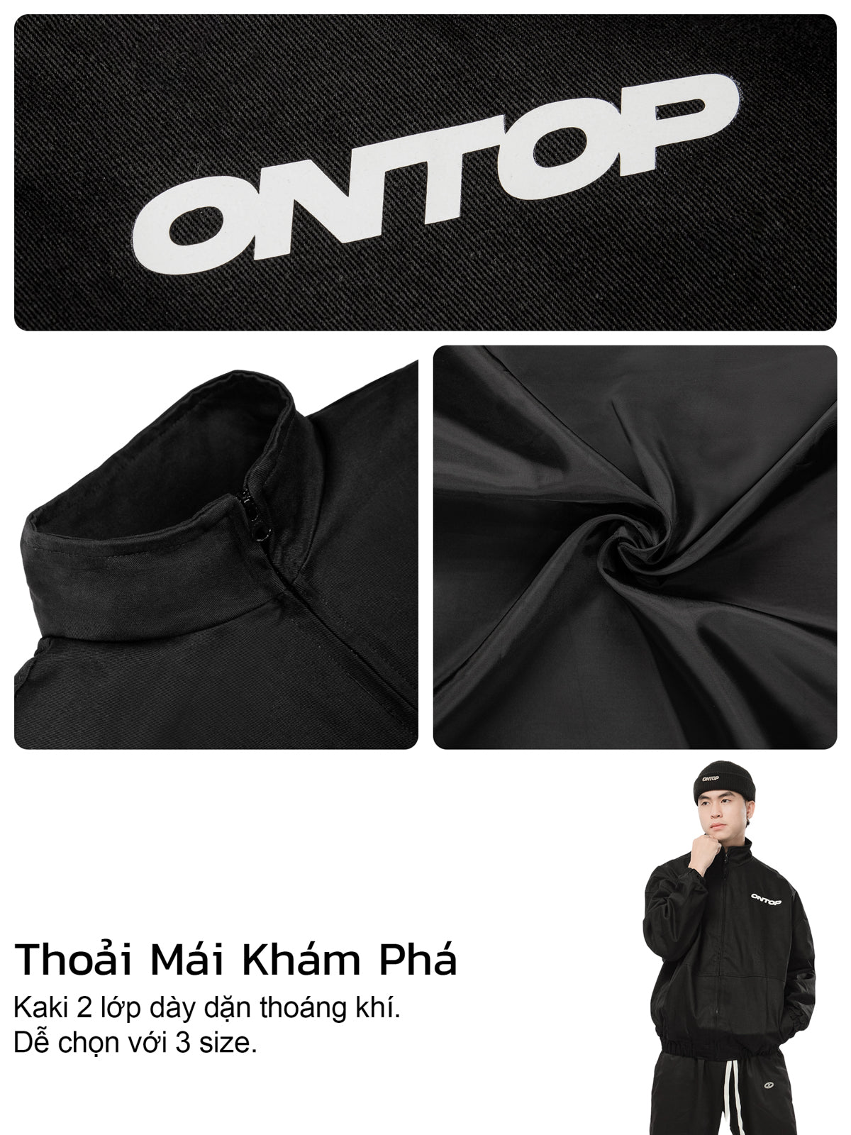Oversized Jacket Kaki