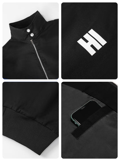 HIDDLE Premium Men’s Stand-Collar Cotton Jacket