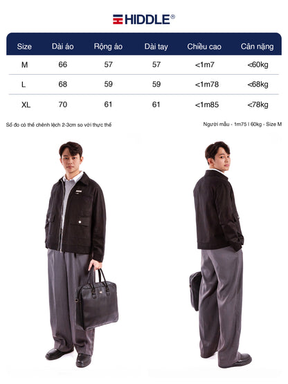 HIDDLE Three-Pocket Cotton Jacket