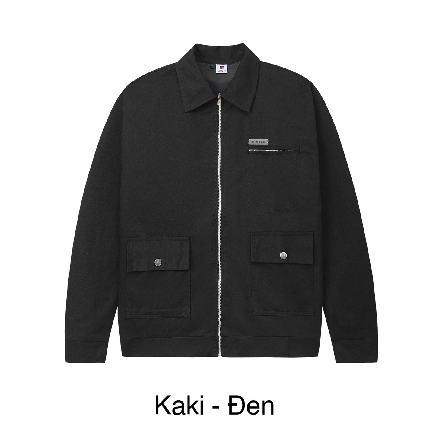 HIDDLE Three-Pocket Cotton Jacket