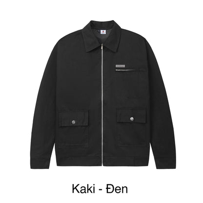 HIDDLE Three-Pocket Cotton Jacket