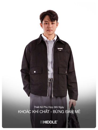 HIDDLE Three-Pocket Cotton Jacket
