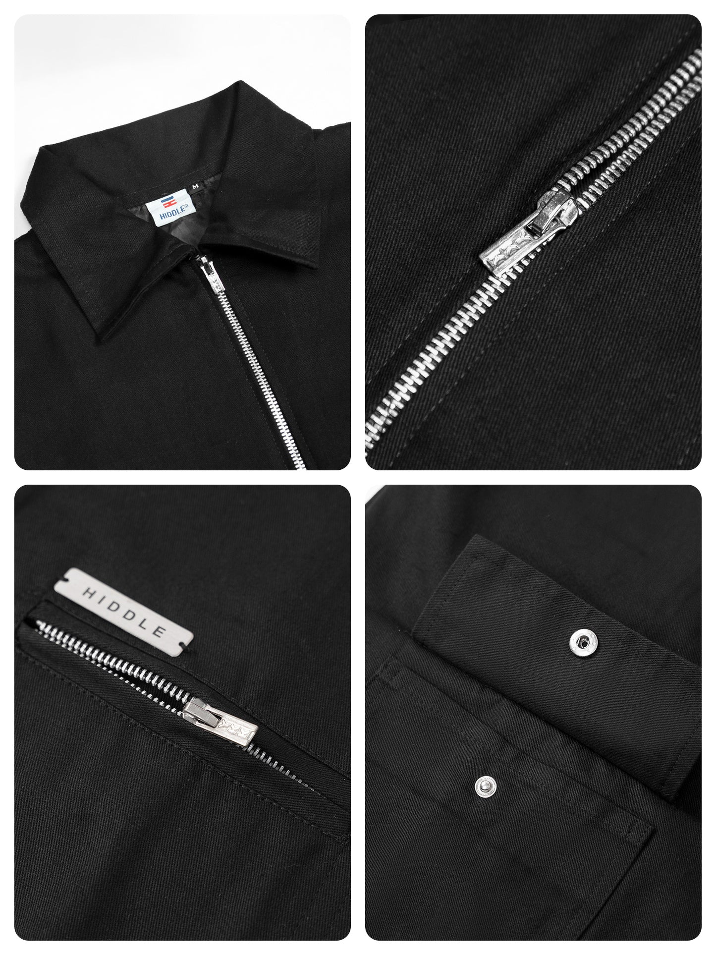 HIDDLE Three-Pocket Cotton Jacket