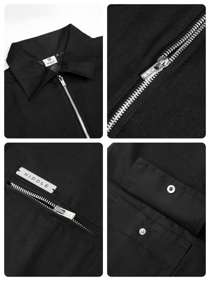 HIDDLE Three-Pocket Cotton Jacket