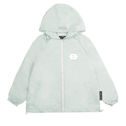 Grey Hooded Basic Jacket