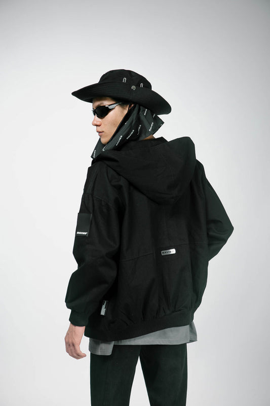 Khaki Hooded Jacket