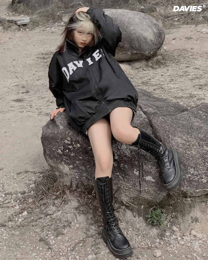 Label Cotton-padded Jacket