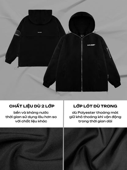 Badge Hooded Jacket