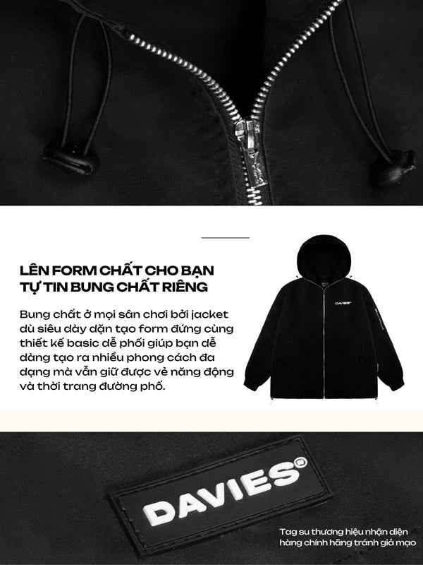 Badge Hooded Jacket
