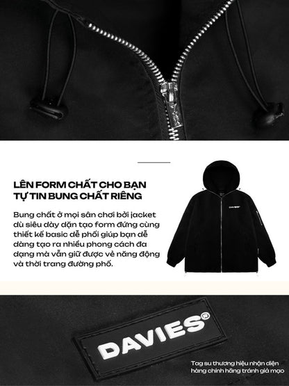 Badge Hooded Jacket