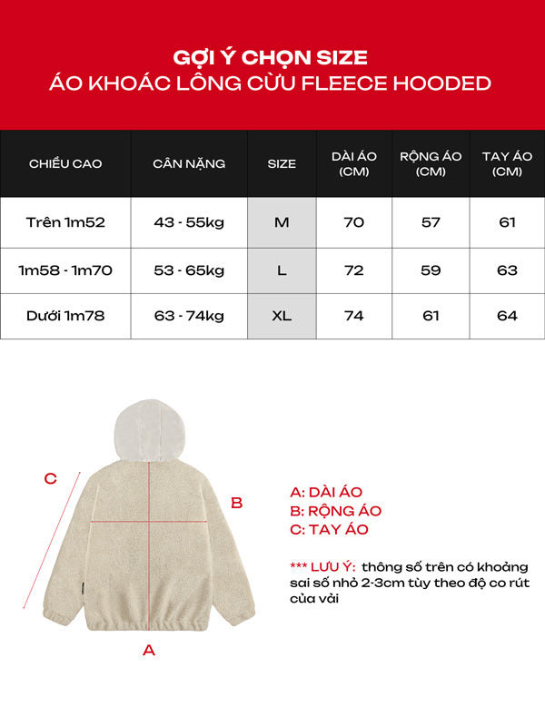 Fleece Hooded Jacket
