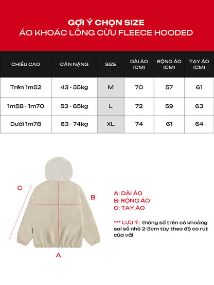 Fleece Hooded Jacket