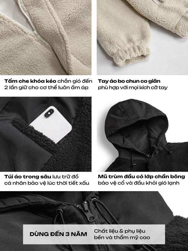 Fleece Hooded Jacket