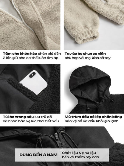 Fleece Hooded Jacket