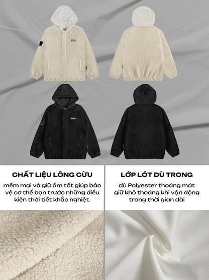 Fleece Hooded Jacket