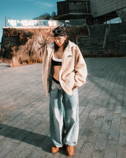 Fleece Hooded Jacket