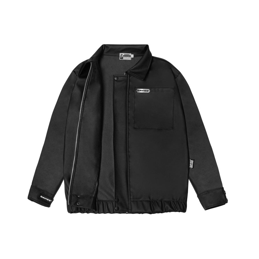 Oversized Leather Jacket