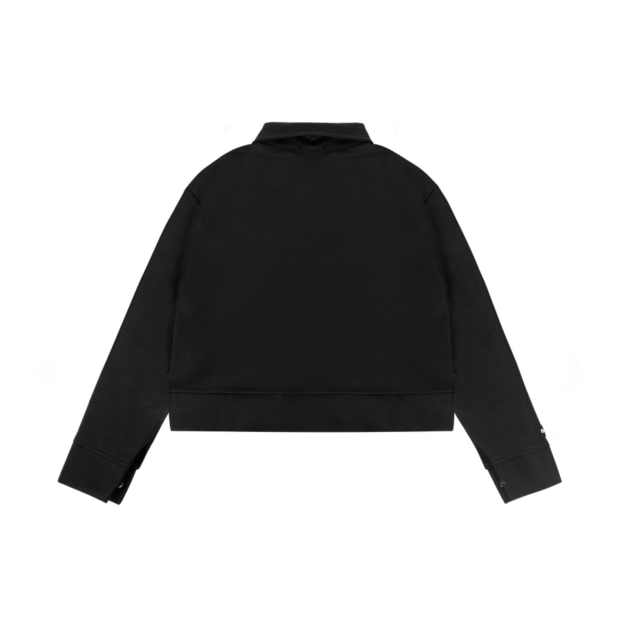 Cropped Leather Jacket