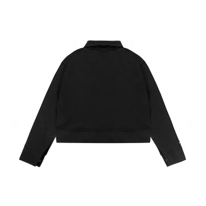 Cropped Leather Jacket