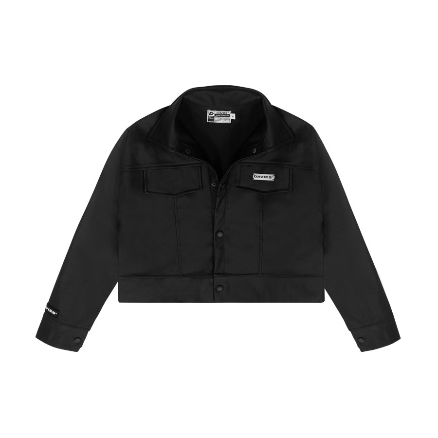 Cropped Leather Jacket