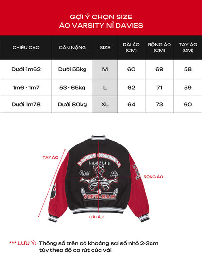 Camping Club Bomber Varsity Jacket