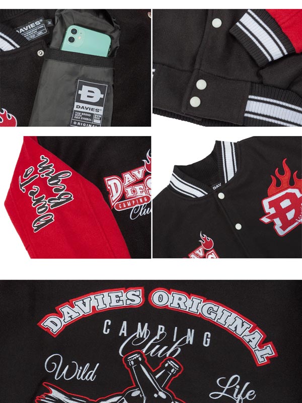 Camping Club Bomber Varsity Jacket