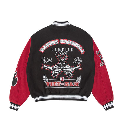 Camping Club Bomber Varsity Jacket