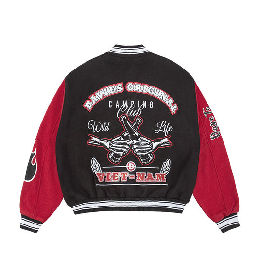 Camping Club Bomber Varsity Jacket