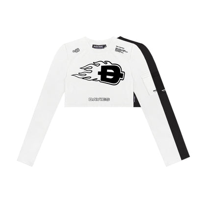 DSS Long Sleeve Croptop Drift Tee