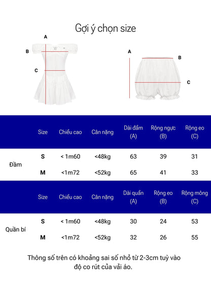 Size chart for children's clothing with measurements and weight ranges.