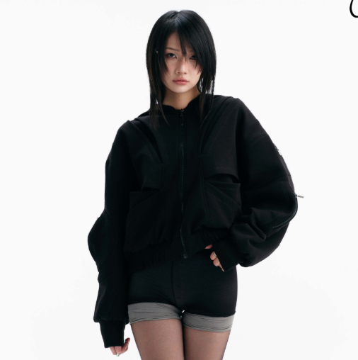 Marble Jacket - Black