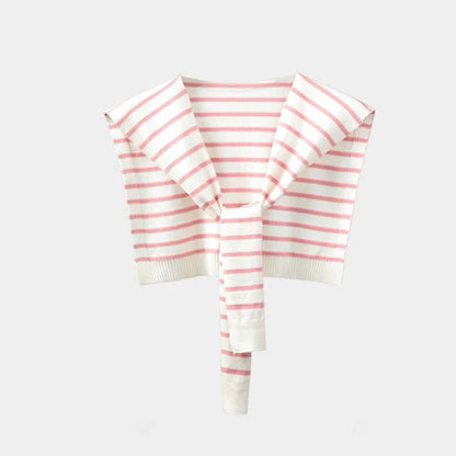 Striped Knit Scarf