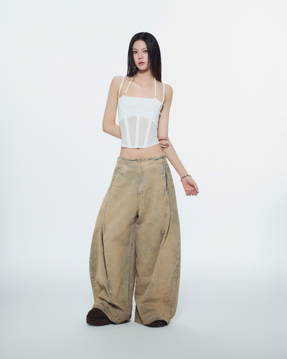 Slim-fit mesh layering shirt – side angle